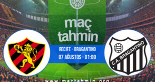 Recife - Bragantino İddaa Analizi ve Tahmini 07 Ağustos 2021