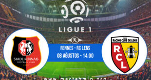 Rennes - RC Lens İddaa Analizi ve Tahmini 08 Ağustos 2021