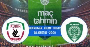 Rubin Kazan - Akhmat Grozny İddaa Analizi ve Tahmini 08 Ağustos 2021