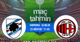 Sampdoria - AC Milan İddaa Analizi ve Tahmini 23 Ağustos 2021