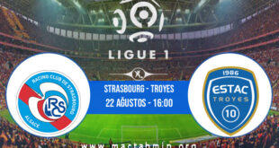 Strasbourg - Troyes İddaa Analizi ve Tahmini 22 Ağustos 2021