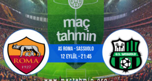 AS Roma - Sassuolo İddaa Analizi ve Tahmini 12 Eylül 2021