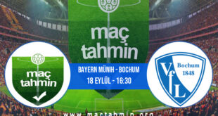 Bayern Münih - Bochum İddaa Analizi ve Tahmini 18 Eylül 2021