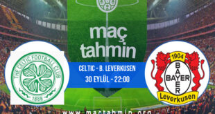 Celtic - B. Leverkusen İddaa Analizi ve Tahmini 30 Eylül 2021