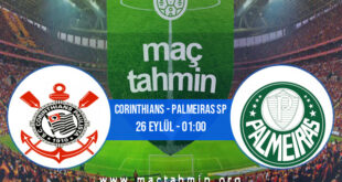 Corinthians - Palmeiras SP İddaa Analizi ve Tahmini 26 Eylül 2021