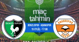 Denizlispor - Adanaspor İddaa Analizi ve Tahmini 15 Eylül 2021