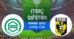 Groningen - Vitesse İddaa Analizi ve Tahmini 22 Eylül 2021