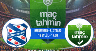 Heerenveen - F. Sittard İddaa Analizi ve Tahmini 18 Eylül 2021