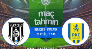 Heracles - Waalwijk İddaa Analizi ve Tahmini 26 Eylül 2021