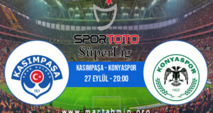 Kasımpaşa - Konyaspor İddaa Analizi ve Tahmini 27 Eylül 2021