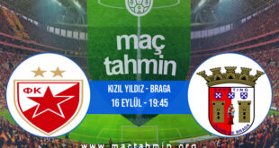 Kızıl Yıldız - Braga İddaa Analizi ve Tahmini 16 Eylül 2021