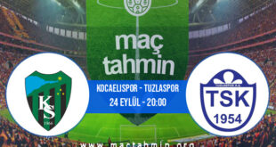 Kocaelispor - Tuzlaspor İddaa Analizi ve Tahmini 24 Eylül 2021