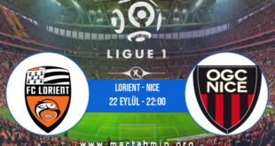 Lorient - Nice İddaa Analizi ve Tahmini 22 Eylül 2021