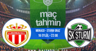 Monaco - Sturm Graz İddaa Analizi ve Tahmini 16 Eylül 2021