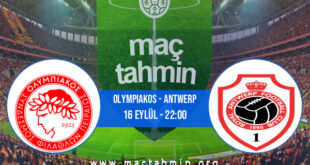 Olympiakos - Antwerp İddaa Analizi ve Tahmini 16 Eylül 2021