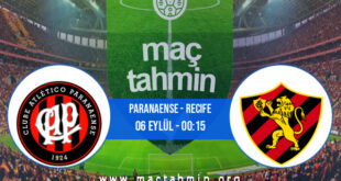 Paranaense - Recife İddaa Analizi ve Tahmini 06 Eylül 2021