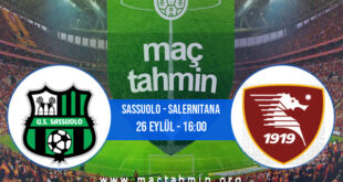 Sassuolo - Salernitana İddaa Analizi ve Tahmini 26 Eylül 2021