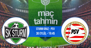 Sturm Graz - PSV İddaa Analizi ve Tahmini 30 Eylül 2021