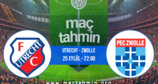 Utrecht - Zwolle İddaa Analizi ve Tahmini 25 Eylül 2021