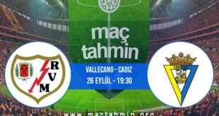 Vallecano - Cadiz İddaa Analizi ve Tahmini 26 Eylül 2021