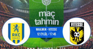 Waalwijk - Vitesse İddaa Analizi ve Tahmini 12 Eylül 2021