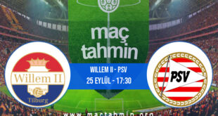 Willem II - PSV İddaa Analizi ve Tahmini 25 Eylül 2021