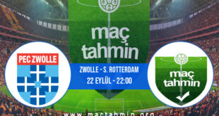 Zwolle - S. Rotterdam İddaa Analizi ve Tahmini 22 Eylül 2021