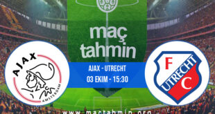 Ajax - Utrecht İddaa Analizi ve Tahmini 03 Ekim 2021