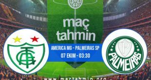 America MG - Palmeiras SP İddaa Analizi ve Tahmini 07 Ekim 2021