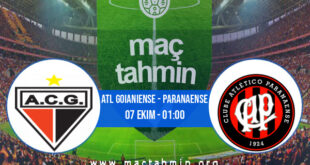 Atl Goianiense - Paranaense İddaa Analizi ve Tahmini 07 Ekim 2021