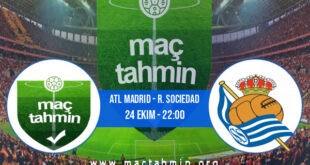 Atl Madrid - R. Sociedad İddaa Analizi ve Tahmini 24 Ekim 2021