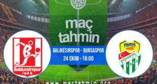 Balıkesirspor - Bursaspor İddaa Analizi ve Tahmini 24 Ekim 2021