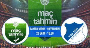 Bayern Münih - Hoffenheim İddaa Analizi ve Tahmini 23 Ekim 2021