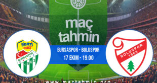 Bursaspor - Boluspor İddaa Analizi ve Tahmini 17 Ekim 2021