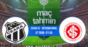 Ceara CE - Internacional İddaa Analizi ve Tahmini 07 Ekim 2021