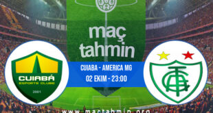 Cuiaba - America MG İddaa Analizi ve Tahmini 02 Ekim 2021