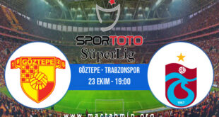 Göztepe - Trabzonspor İddaa Analizi ve Tahmini 23 Ekim 2021