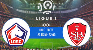 Lille - Brest İddaa Analizi ve Tahmini 23 Ekim 2021