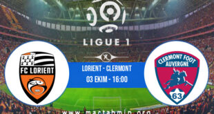 Lorient - Clermont İddaa Analizi ve Tahmini 03 Ekim 2021