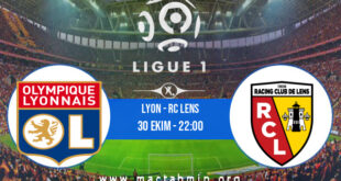 Lyon - RC Lens İddaa Analizi ve Tahmini 30 Ekim 2021