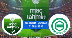 NEC Nijmegen - Groningen İddaa Analizi ve Tahmini 31 Ekim 2021