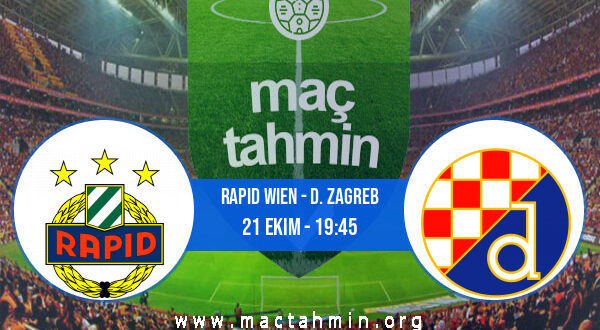 Rapid Wien - D. Zagreb İddaa Analizi ve Tahmini 21 Ekim 2021