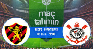 Recife - Corinthians İddaa Analizi ve Tahmini 09 Ekim 2021