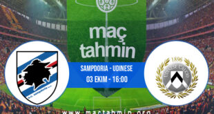 Sampdoria - Udinese İddaa Analizi ve Tahmini 03 Ekim 2021