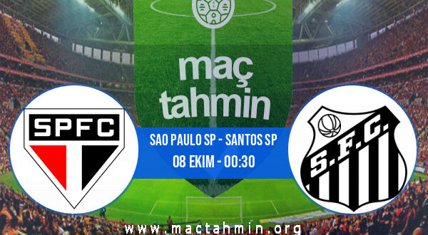 Sao Paulo SP - Santos SP İddaa Analizi ve Tahmini 08 Ekim 2021