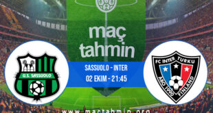 Sassuolo - Inter İddaa Analizi ve Tahmini 02 Ekim 2021