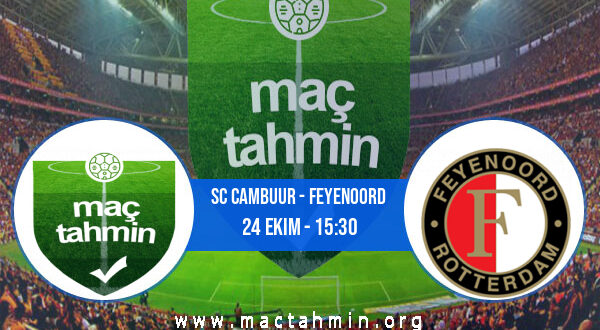 SC Cambuur - Feyenoord İddaa Analizi ve Tahmini 24 Ekim 2021