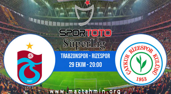 Trabzonspor - Rizespor İddaa Analizi ve Tahmini 29 Ekim 2021