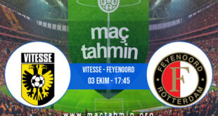 Vitesse - Feyenoord İddaa Analizi ve Tahmini 03 Ekim 2021