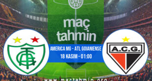 America MG - Atl Goianiense İddaa Analizi ve Tahmini 18 Kasım 2021